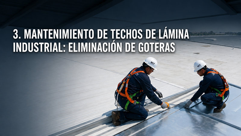 mantenimiento de techos de lámina
